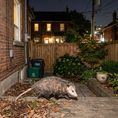 Opossum Removal in Toronto, Ontario