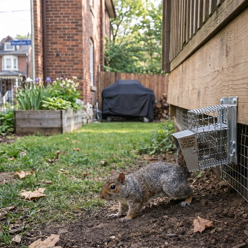 Squirrel One-way door Installation