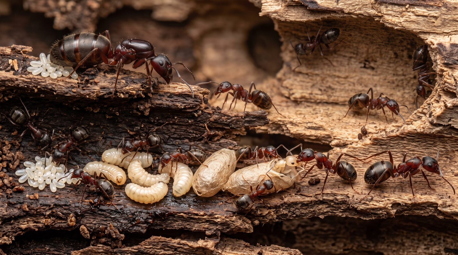 Ant Life Cycle and Colony Structure ​
