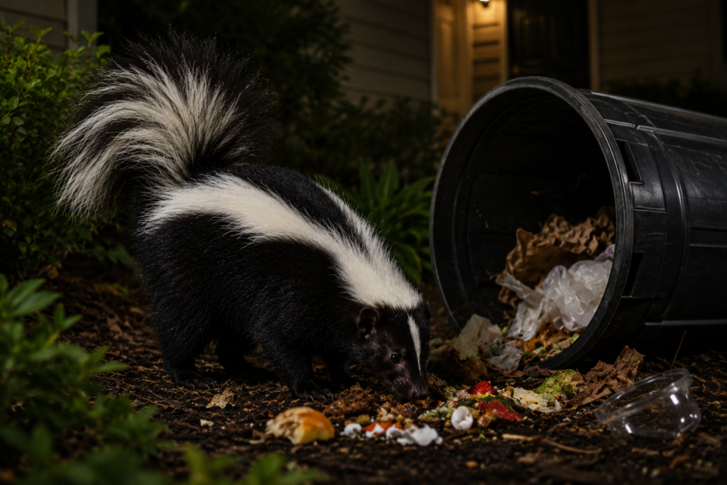 The Most Common Skunk Food Source Homeowners Don’t Notice