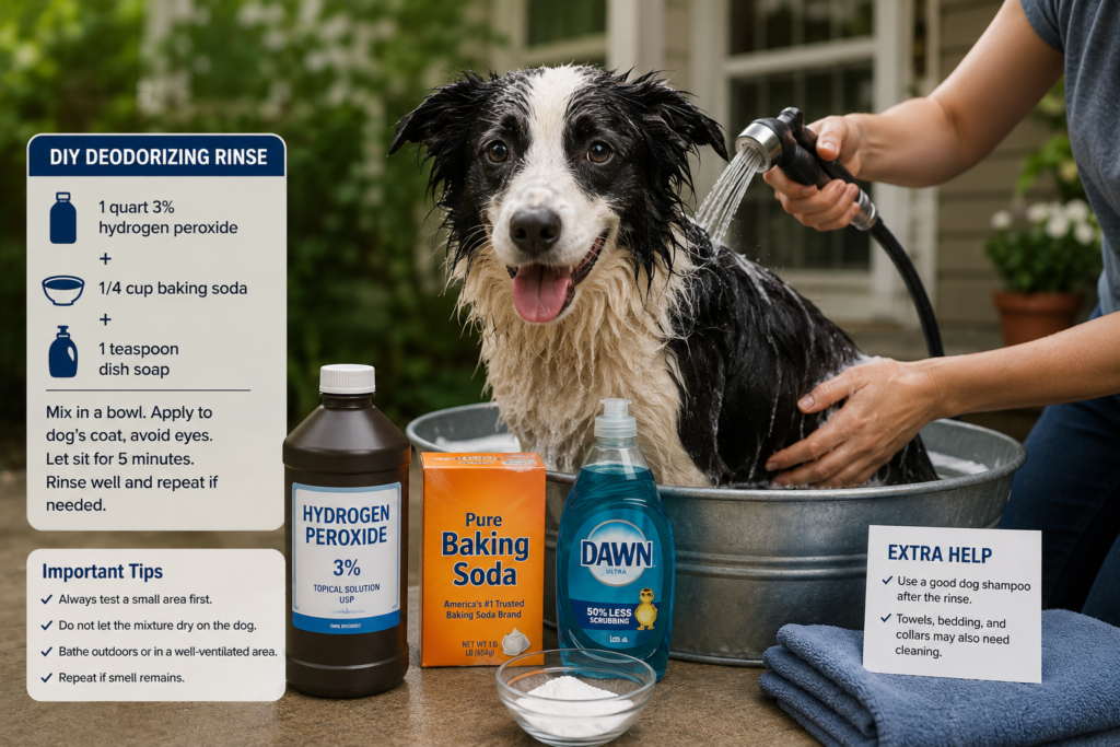 How to Get Rid of Skunk Smell on a Dog ​