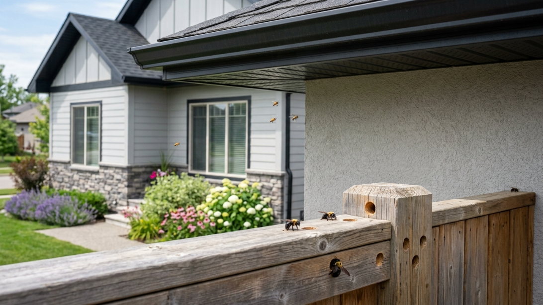 Signs of Bee Activity Around a Home ​